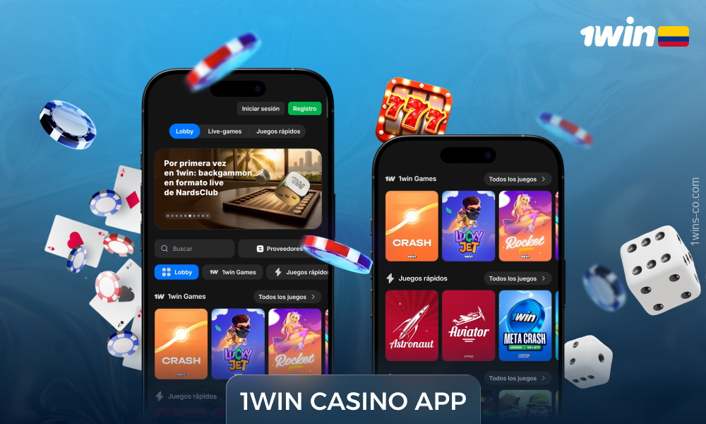 La aplicación 1Win Casino ofrece a los colombianos más de 13.000 juegos con la opción de jugar por dinero o en modo demo