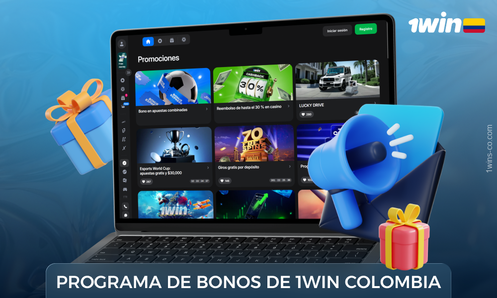 La sección de promociones de 1win Colombia ofrece numerosos premios para los aficionados a los juegos de casino y a las apuestas deportivas